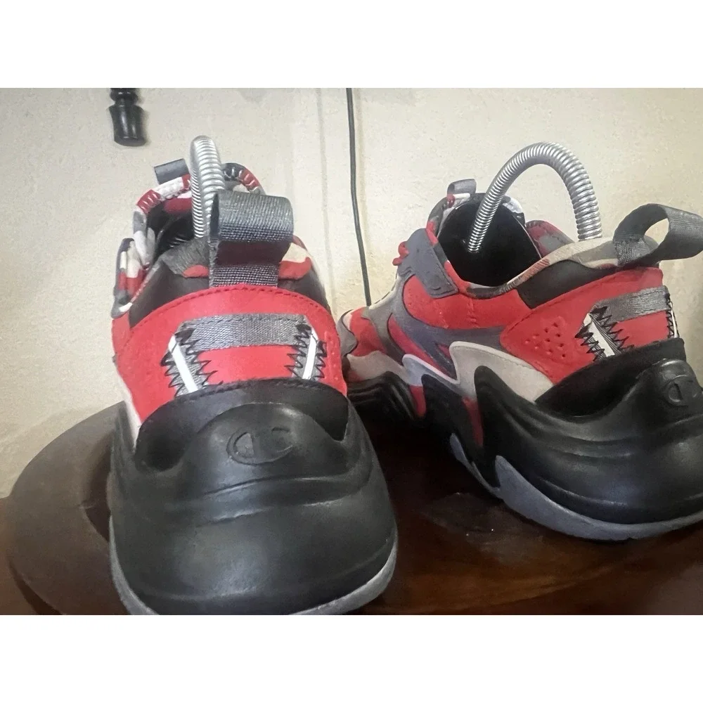 Champion Hyper C Flood Scarlet Gray Black Mens 9 .5 Sneakers Trainers Athletic‎